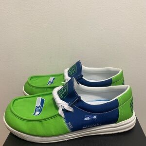 Hey Dude NFL Seattle Seahawks Sport NFL Hey Dude Shoes Size 10.5